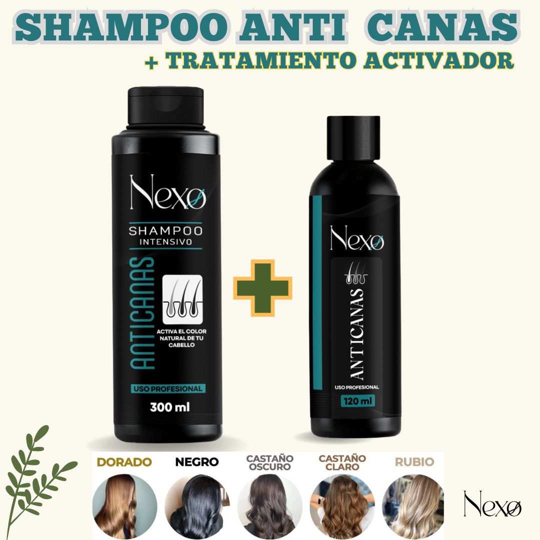 Champoo Nexo Anticanas + Tratamiento Activador