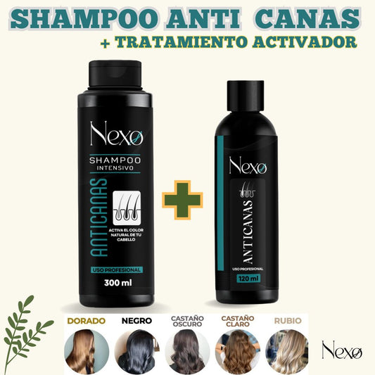 Champoo Nexo Anticanas + Tratamiento Activador