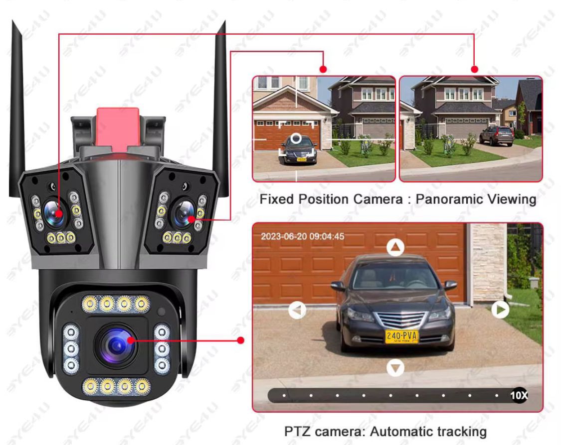 Camara De Seguridad 3 Lentes A2403501
