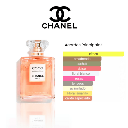 Coco Mademoiselle Chanel 1.1 Premium 100 ML + Perfumero Recargable