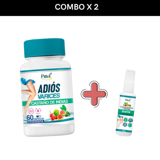Capsulas Anti Varices + Aceite Ayurvedi