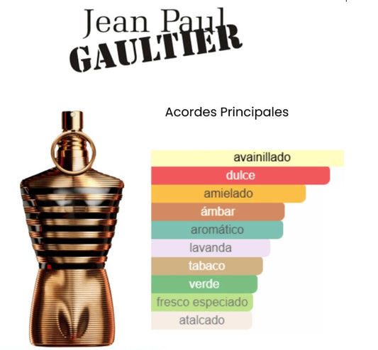 JPG Le Male Elixir 125 ML 1.1 Premium + Perfumero Recargable